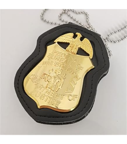 Amazon.co.jp: ブローチ アメリカ人 FBI バッジと象眼細工のバッジ