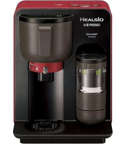 Amazon | SHARP ヘルシオお茶プレッソ レッド系 湯ざまし機能付き TE