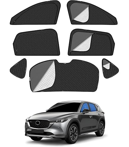 Amazon | CX-5対応 KF系 サンシェード 1台分 全窓用 8枚セット 車中泊