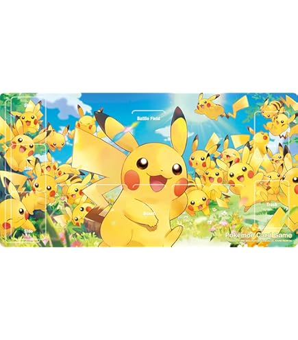 Amazon | ポケモンカードゲーム ラバープレイマット ピカチュウ