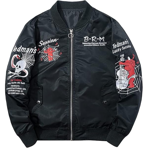 Amazon | [テッドマン] MA-1 フライトジャケット TMA-170M 消防士 エフ