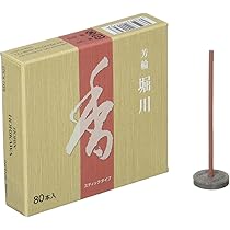 Amazon.co.jp: 銘香芳輪 松栄堂のお香 芳輪二条 ST徳用80本入 簡易香立