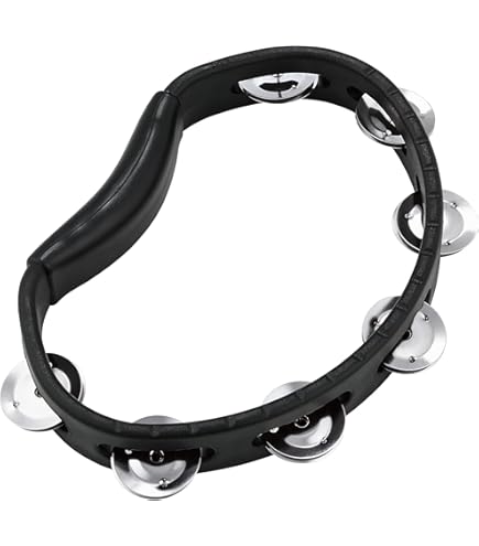 Amazon | RhythmTech RT1010 ニッケル2連タンバリン黒 | タンバリン