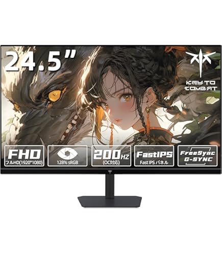 Amazon.co.jp: Acer ゲーミングモニター KG251Qbmiix 24.5インチ 応答