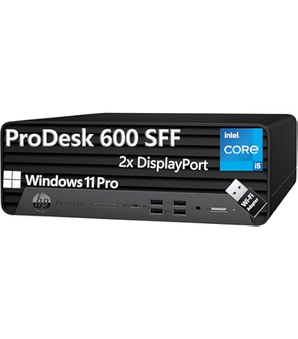 Amazon.com: HP Desktop Computer Tower PC ProDesk 600 G6 SFF for