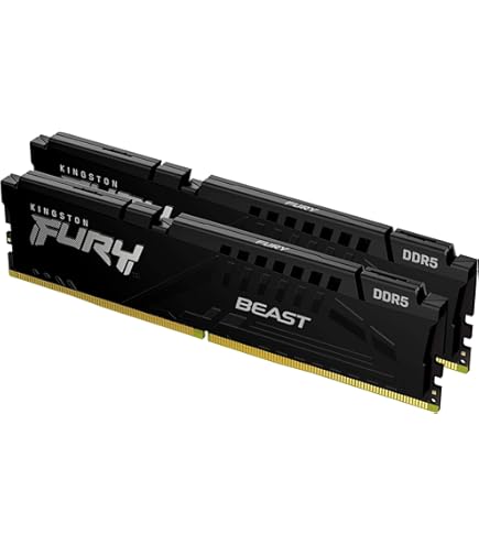 Kingston Fury Beast Black 64GB 6400MT/s DDR5 CL32 DIMM (Kit of 2