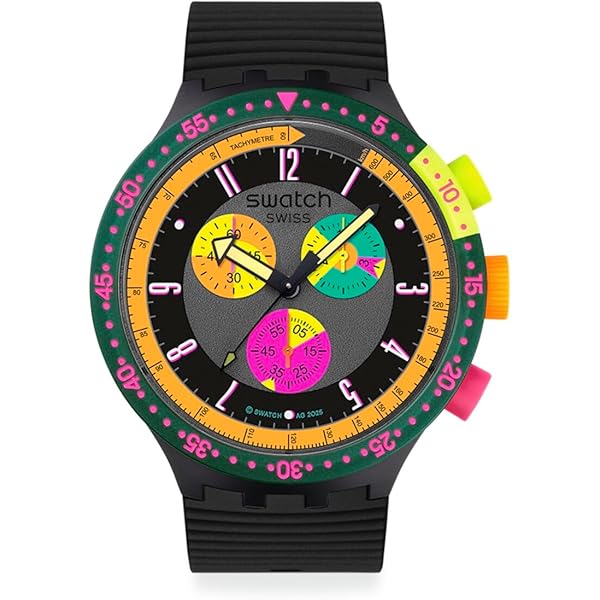 Amazon.com: Swatch Chrono 42 Unisex Watch Dress Stainless Steel