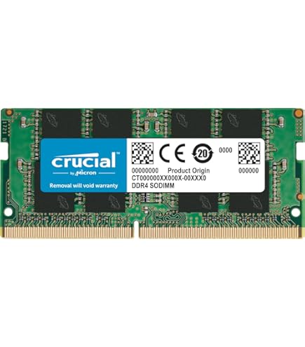Crucial Memory Bundle with 16GB (2 x 8GB) DDR4 PC4-21300 2666MHz