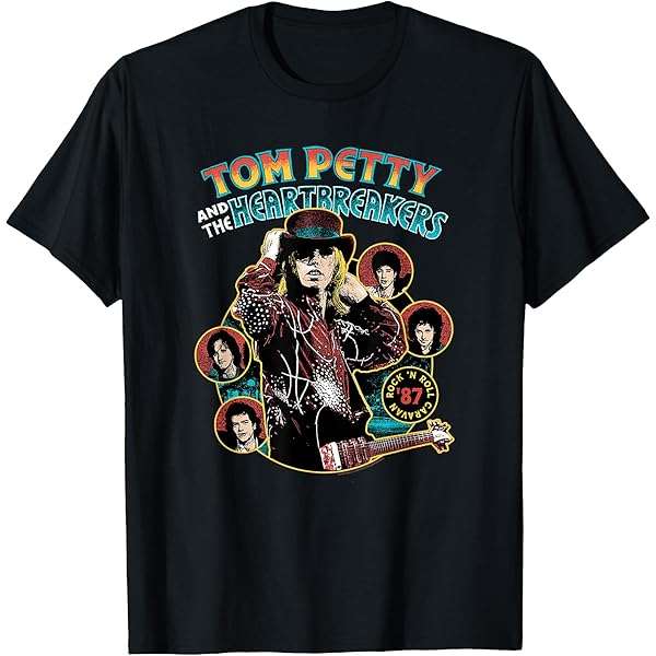 Amazon.com: Tom Petty and The Heartbreakers Classic Logo T-Shirt