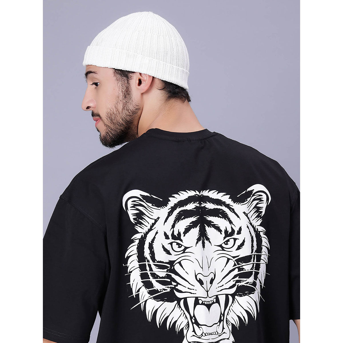 Buy Bharatasya Mens Knitted Skull Hip Hop Beanie Cap White Online