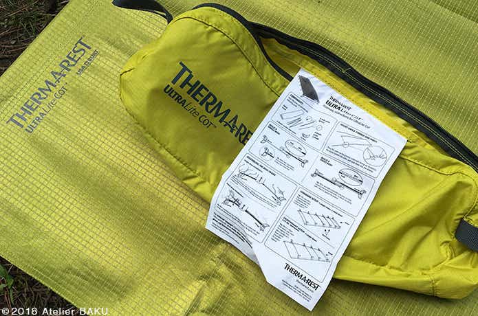 使用者レポ】サーマレストのウルトラライトコットを1年間使って感じた6