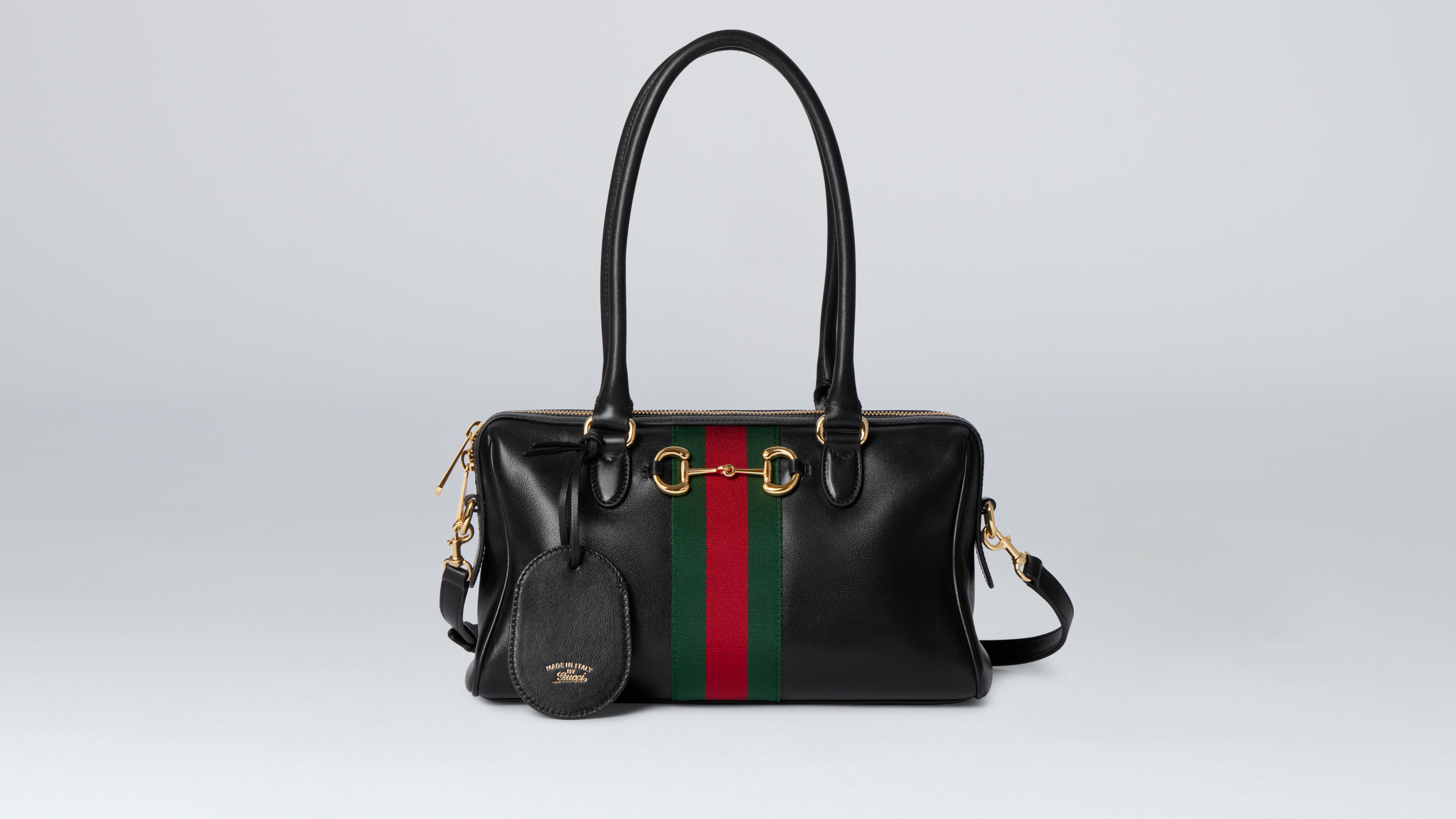 ダブルG 二つ折り カードケース ウォレット ・ブラック レザー | GUCCI公式