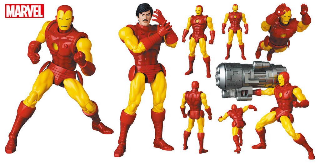 コミック版のアイアンマンをアクションフィギュアで再現