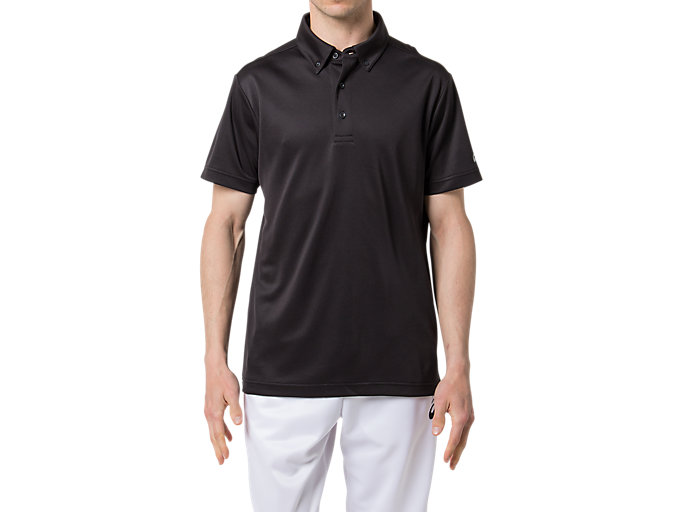 ボタンダウンポロシャツ | ブラック | 【ASICS公式】