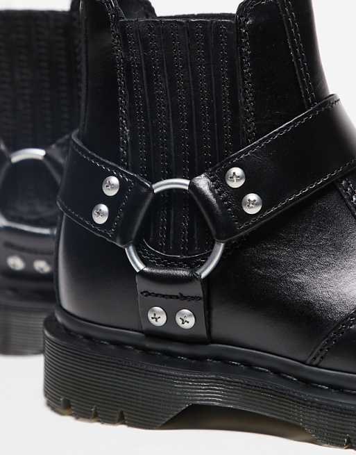 Dr Martens 2976 Harness Chelsea Boot in black | ASOS