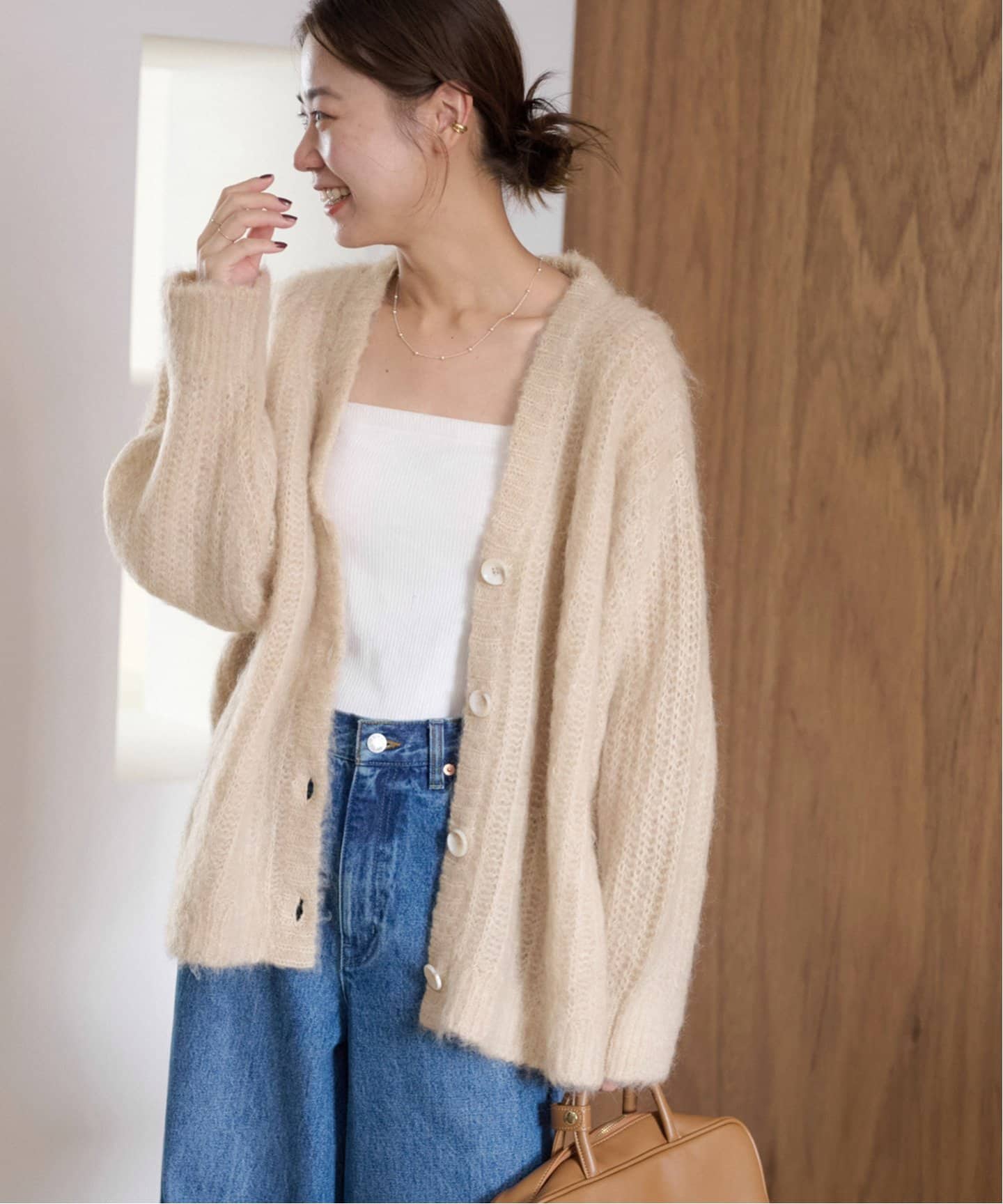 モヘヤミックスVカーディガン（カーディガン）｜JOURNAL STANDARD