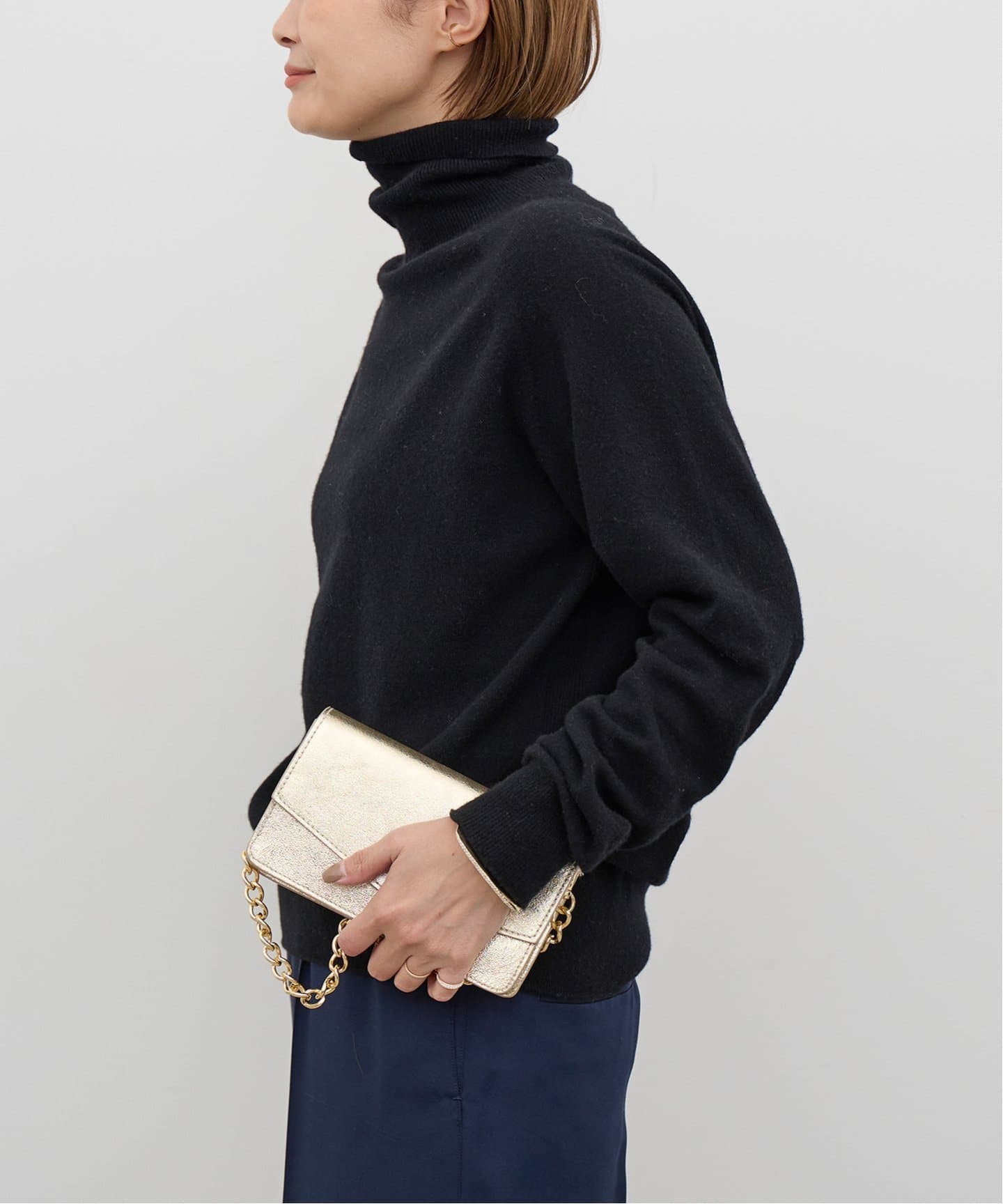 CAPRI タートルネック プルオーバー（ニット／セーター）｜Deuxieme