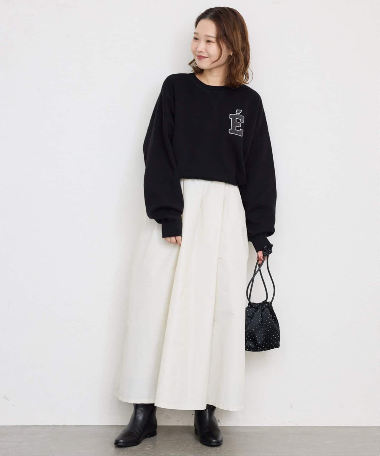 WEB限定/追加4》サガラ刺繍スウェットライクニット（ニット／セーター