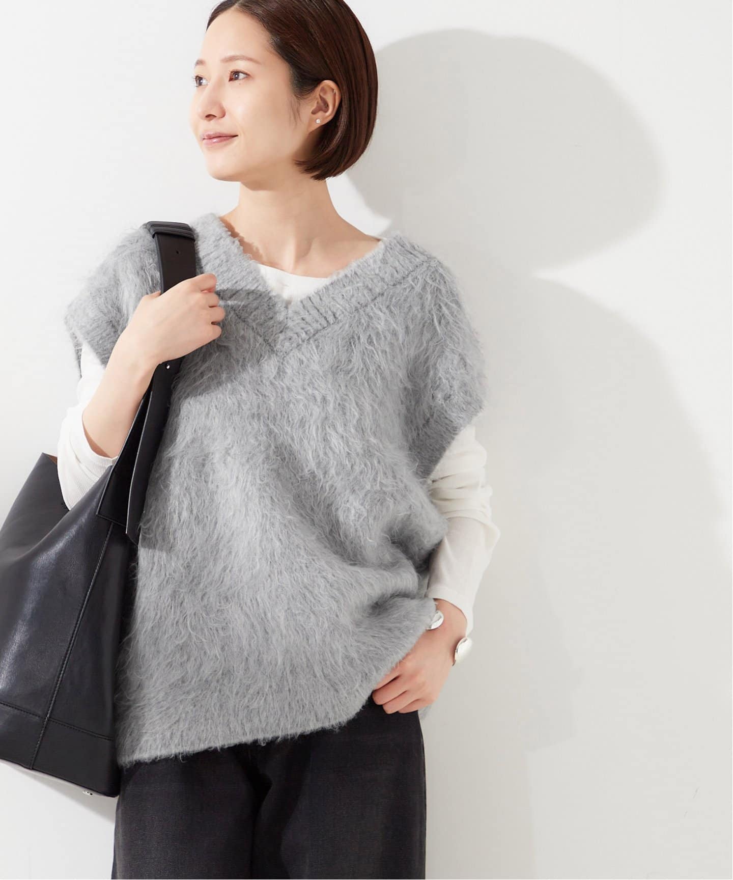 追加》ファーニットBIGベスト（ニット／セーター）｜JOURNAL STANDARD