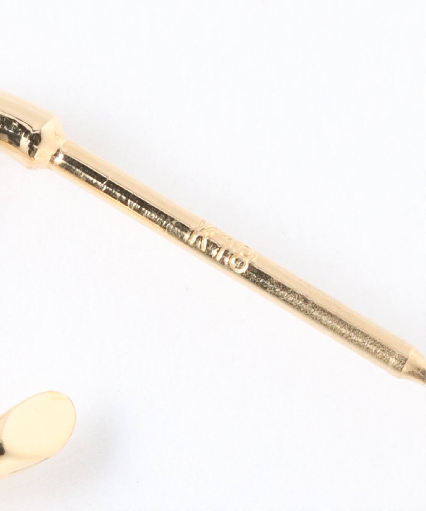 CAREERING / キャリアリング】XXX 001 18K※片耳のみ（ピアス（片耳用