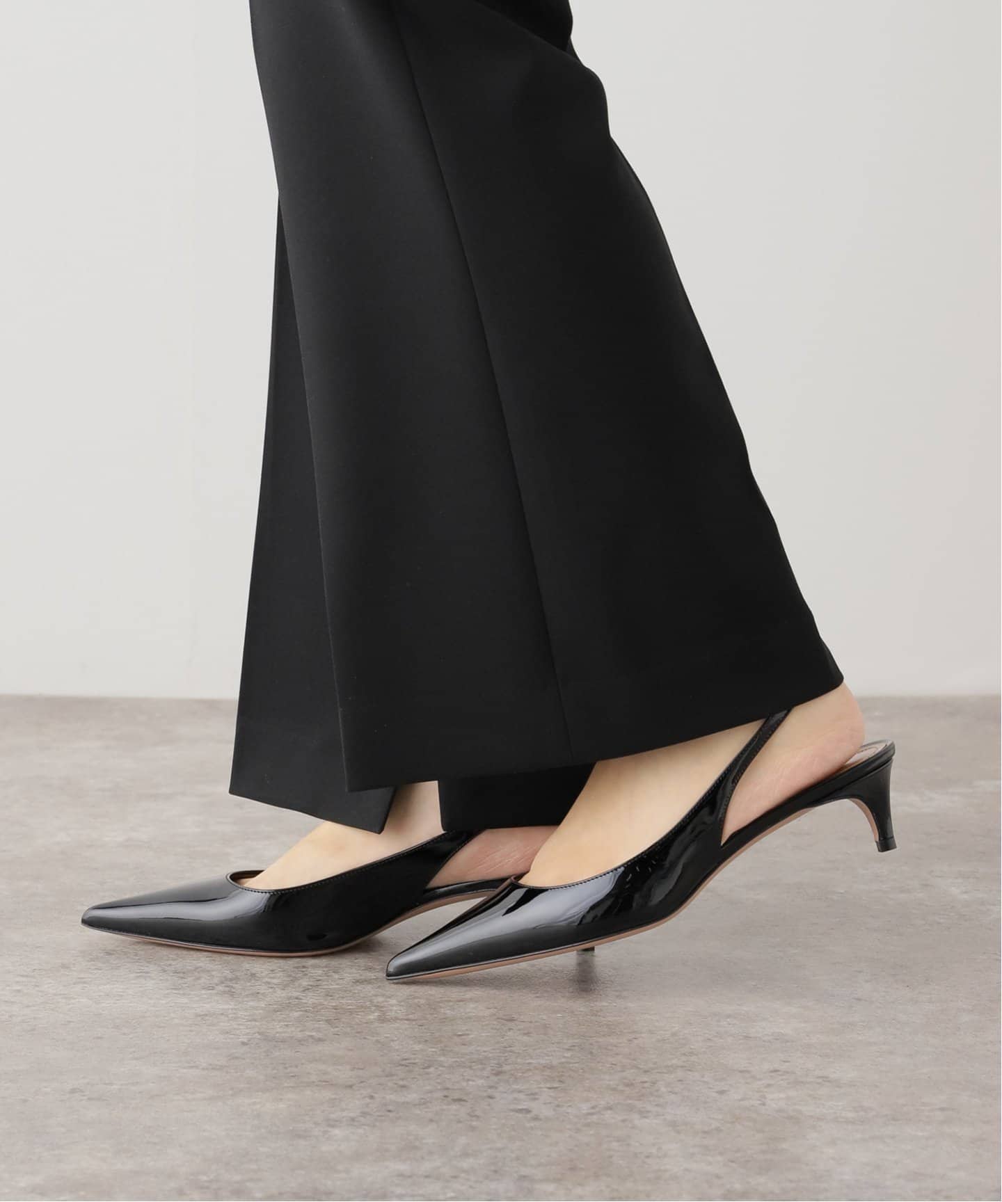 PELLICO/ペリーコ BACK SLING PATENT ミュール 3.5（その他シューズ