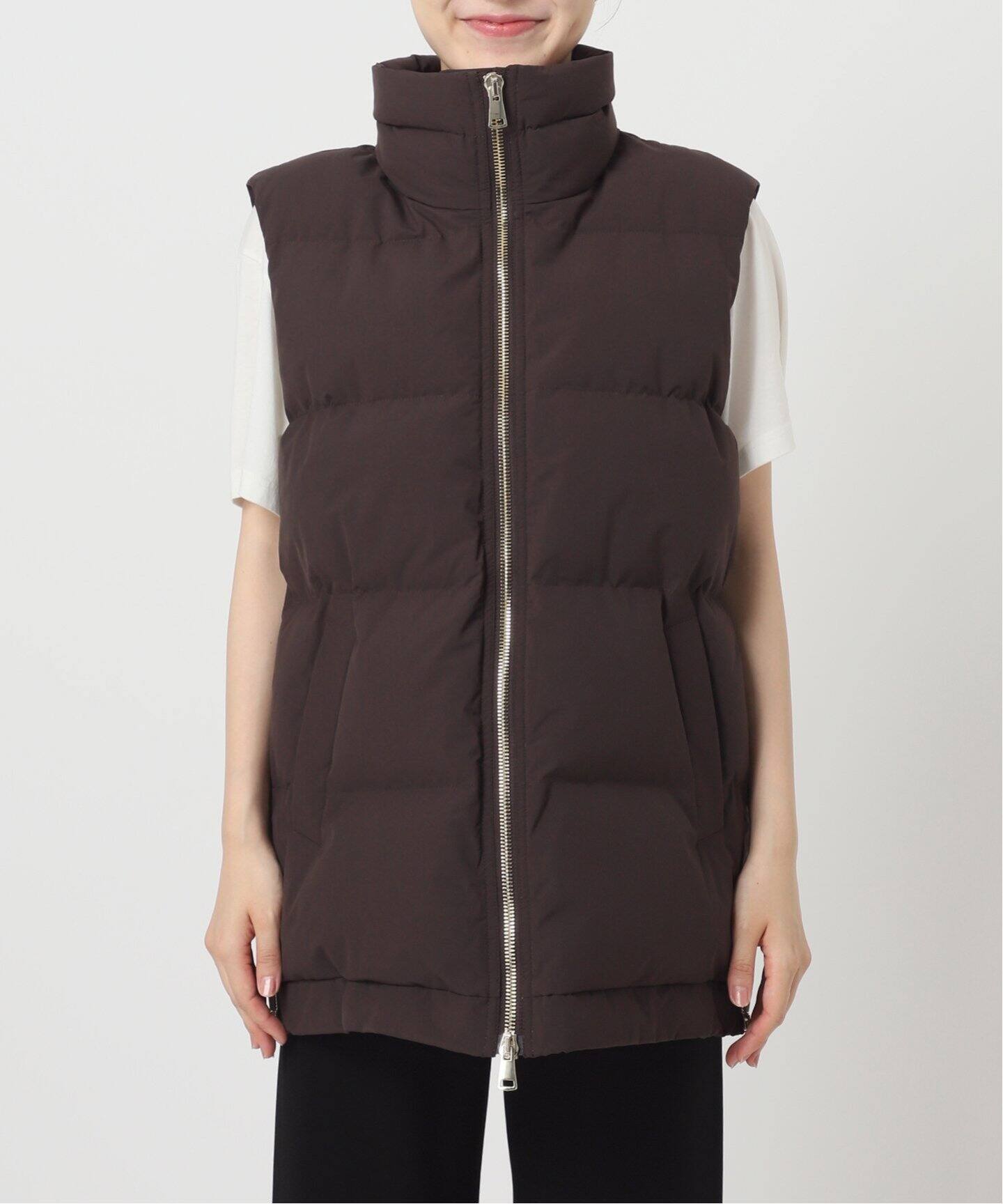 LOU ANDREA/ルー アンドレア】 FAKE MINK VEST（ダウン・中綿ベスト