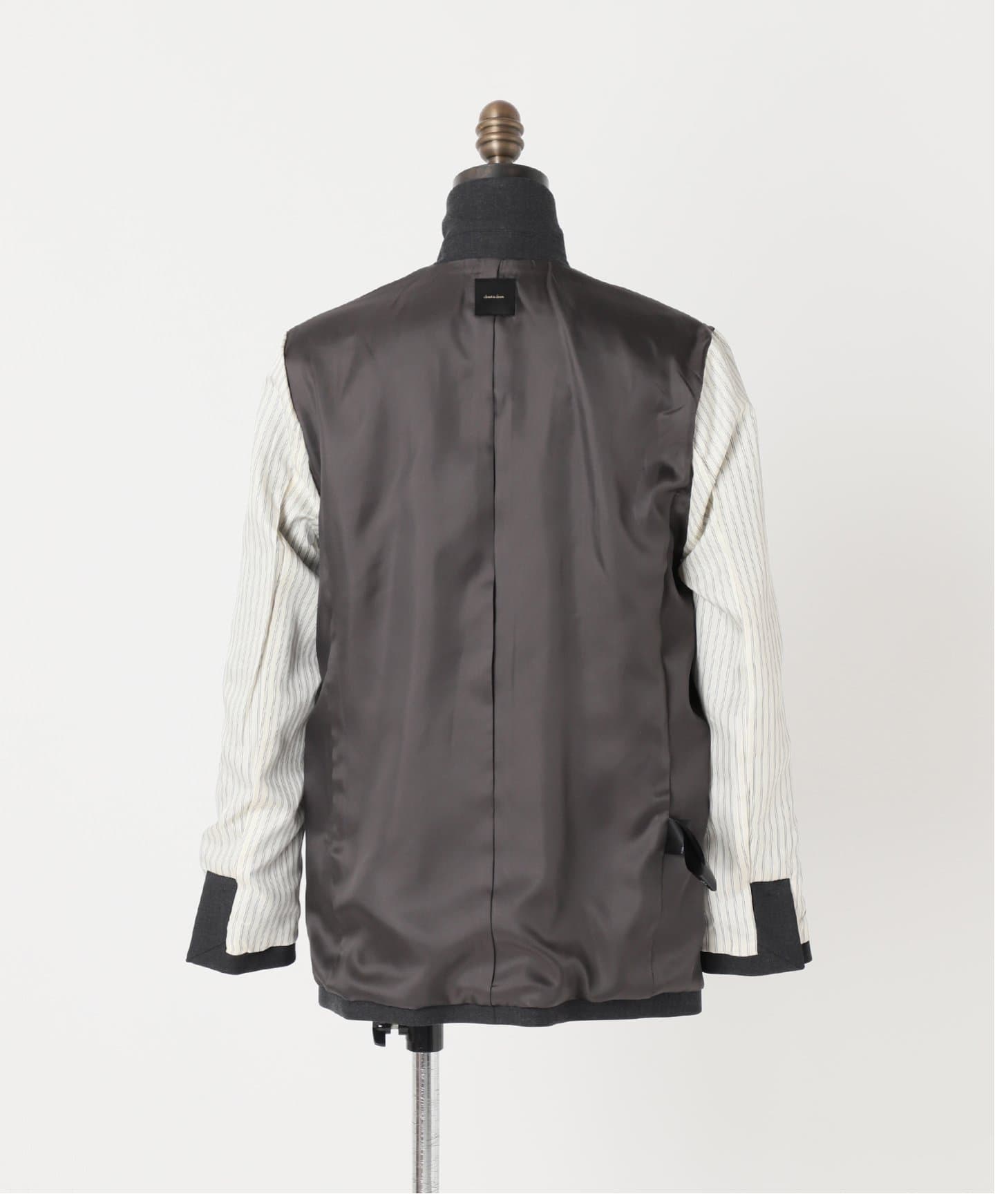 ウールブレンドダブルブレストジャケット（テーラードジャケット