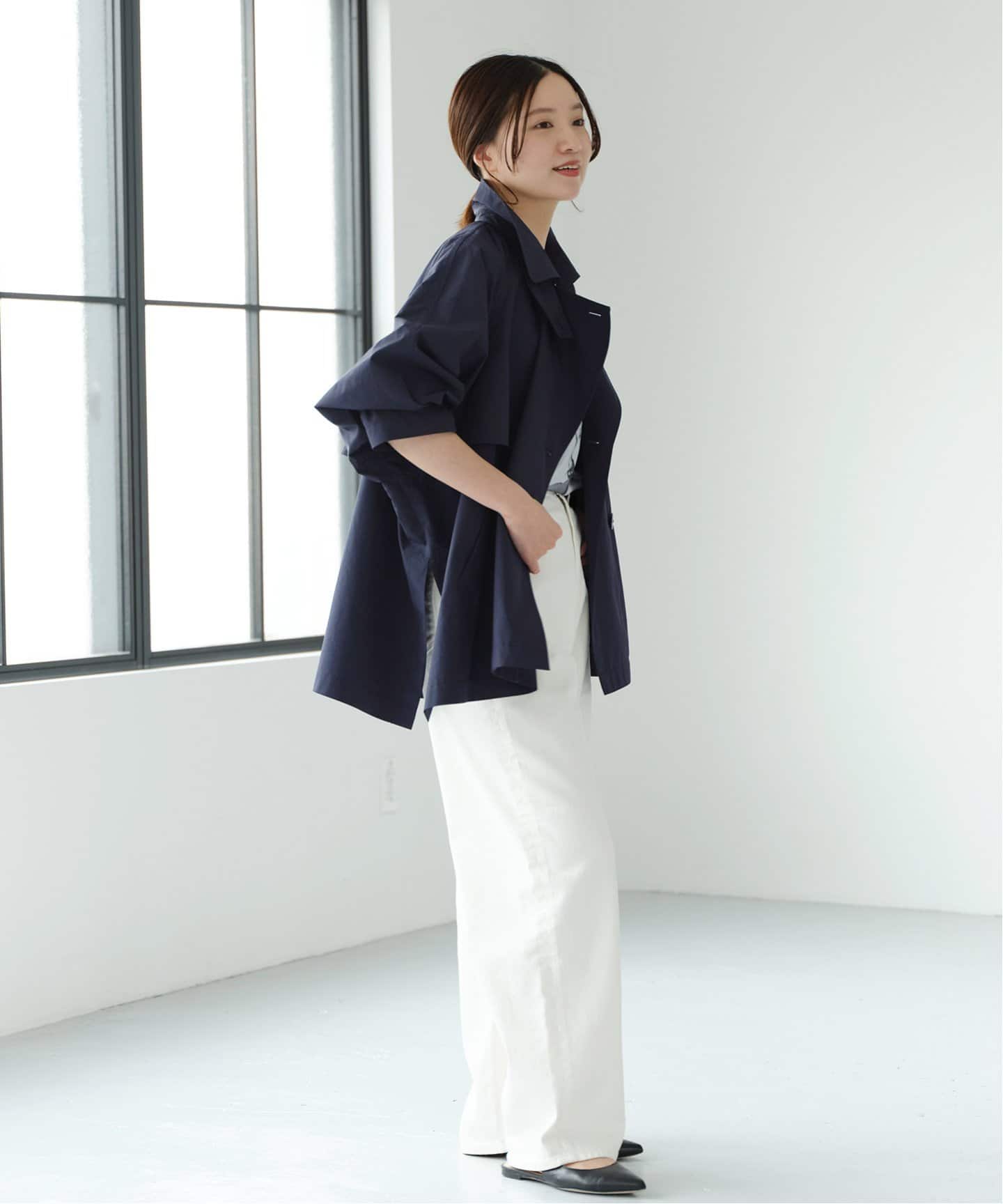 追加》PE/ポプリンオーバーショートコート（その他ブルゾン／アウター