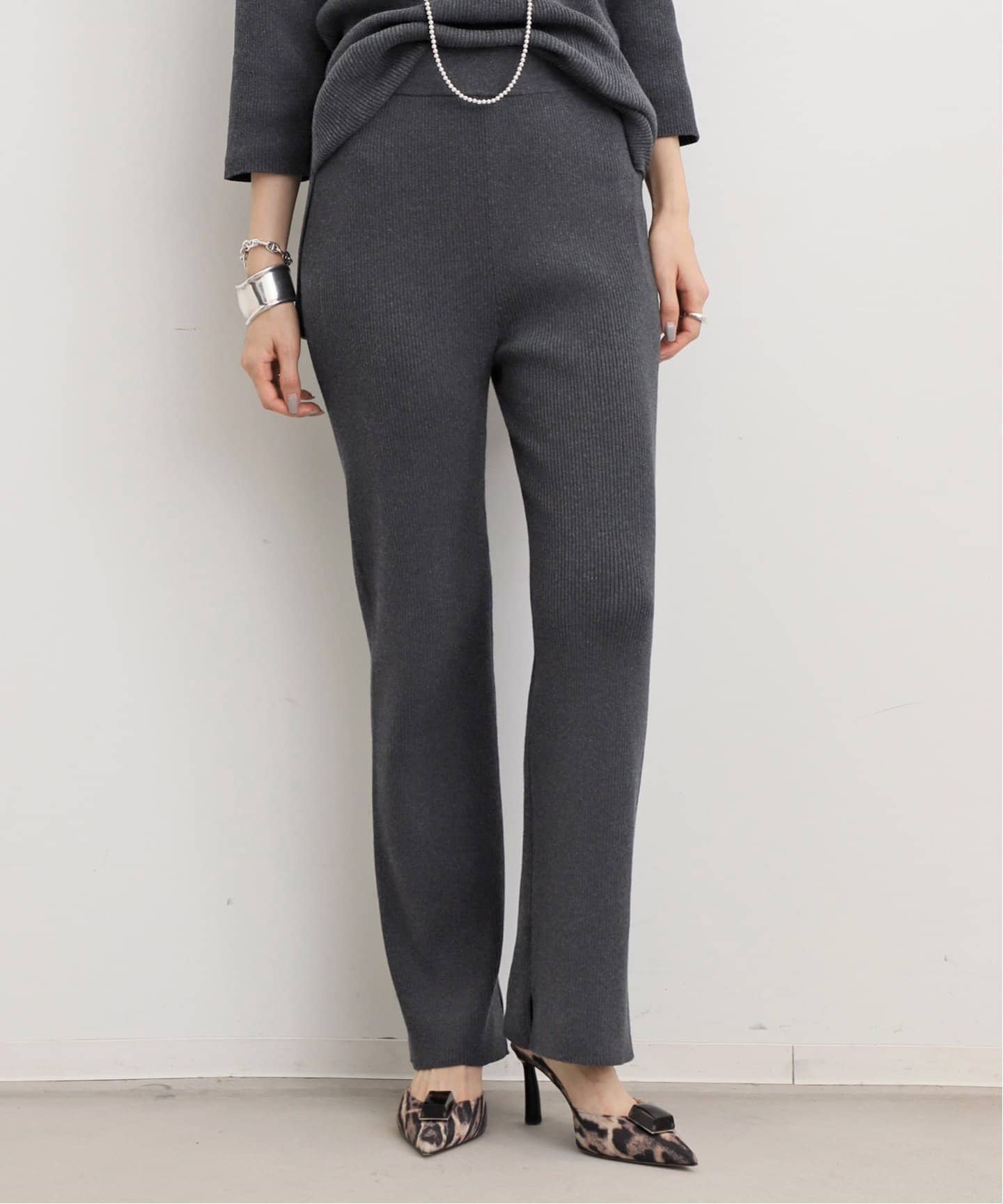 Rib Knit Pants（その他パンツ）｜L'Appartement（アパルトモン）の