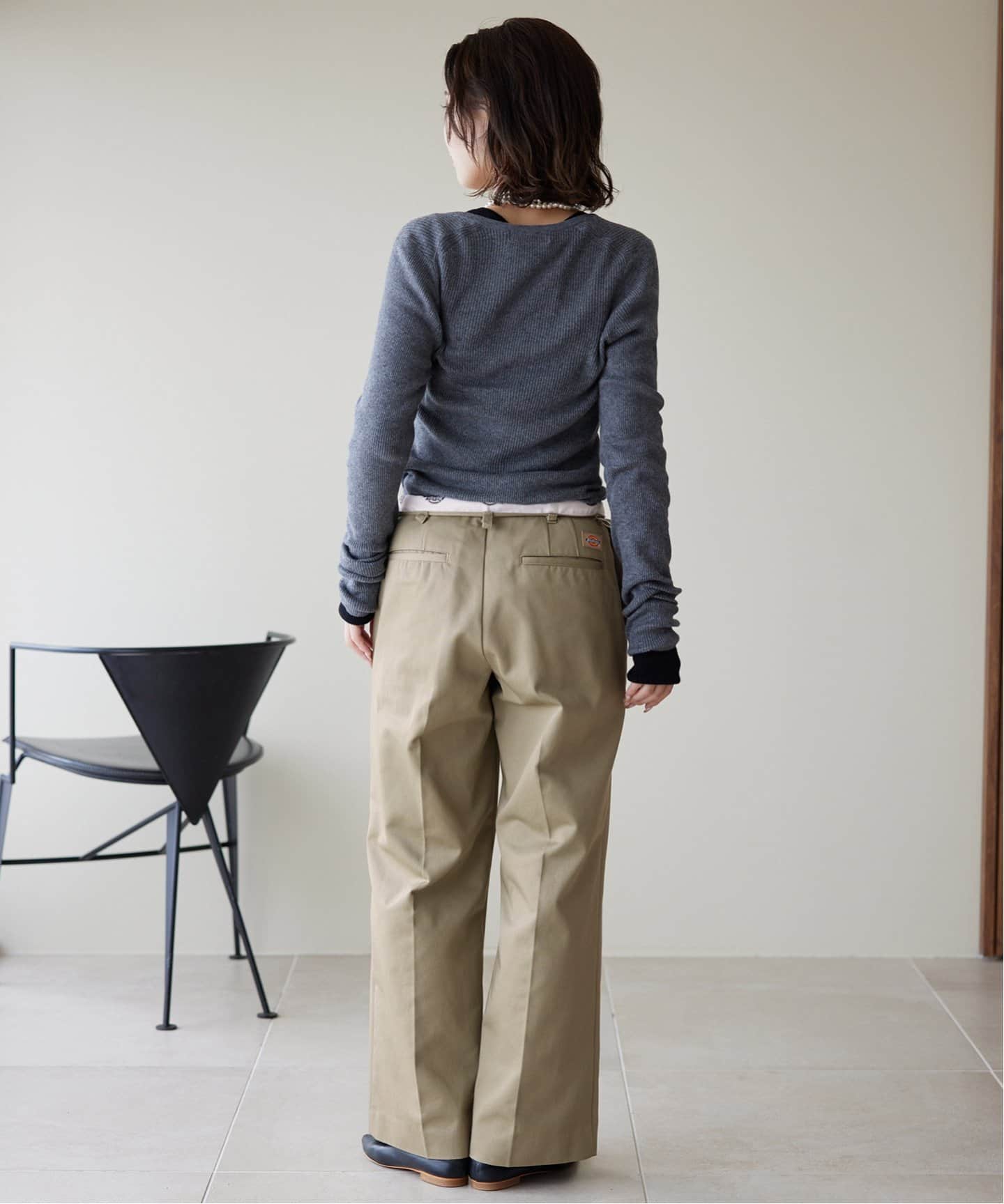 Dickies/ディッキーズ SLOBE別注 ハイウエストスラックス（スラックス