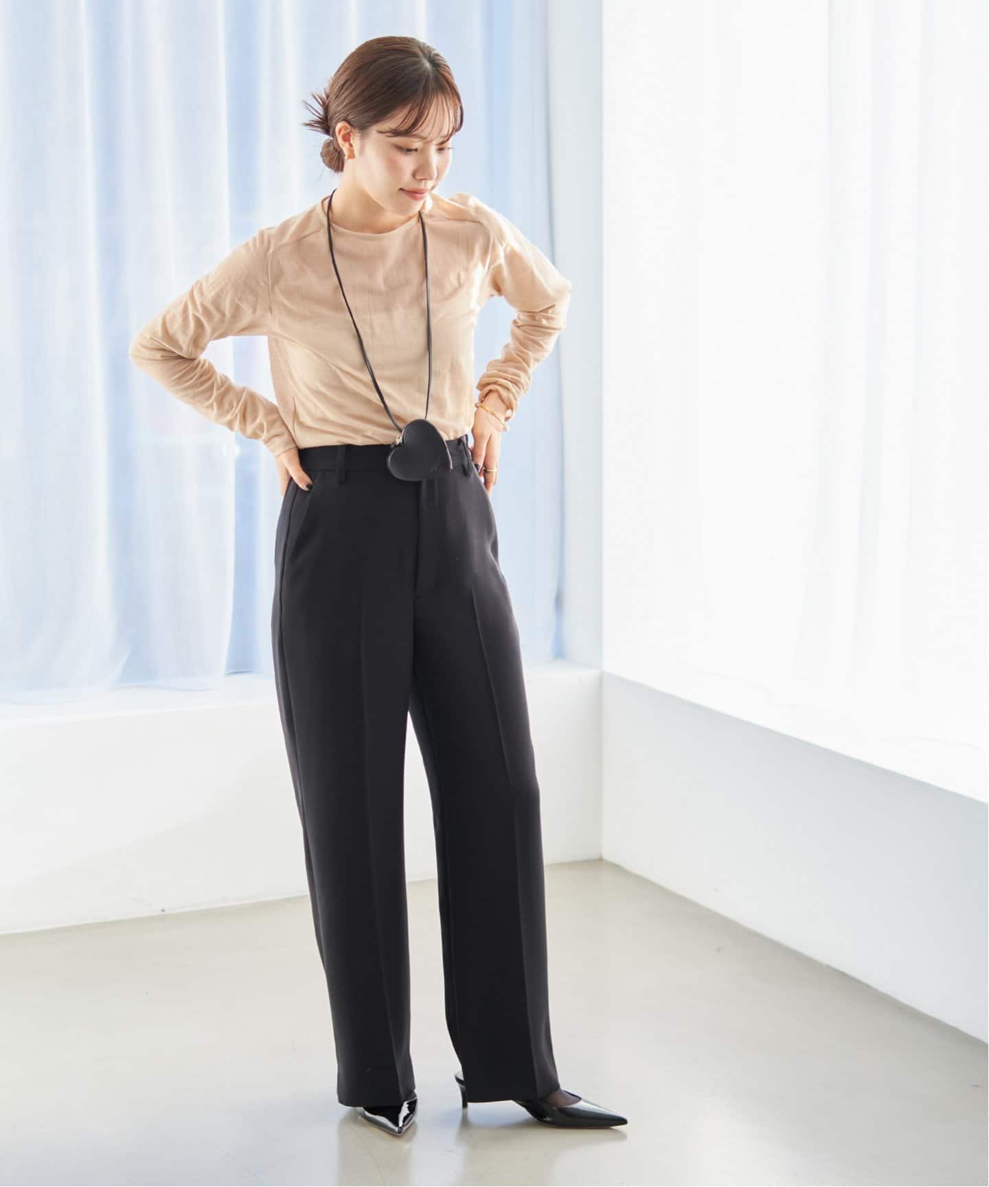 追加》washable straight パンツ（スラックス）｜Plage（プラージュ