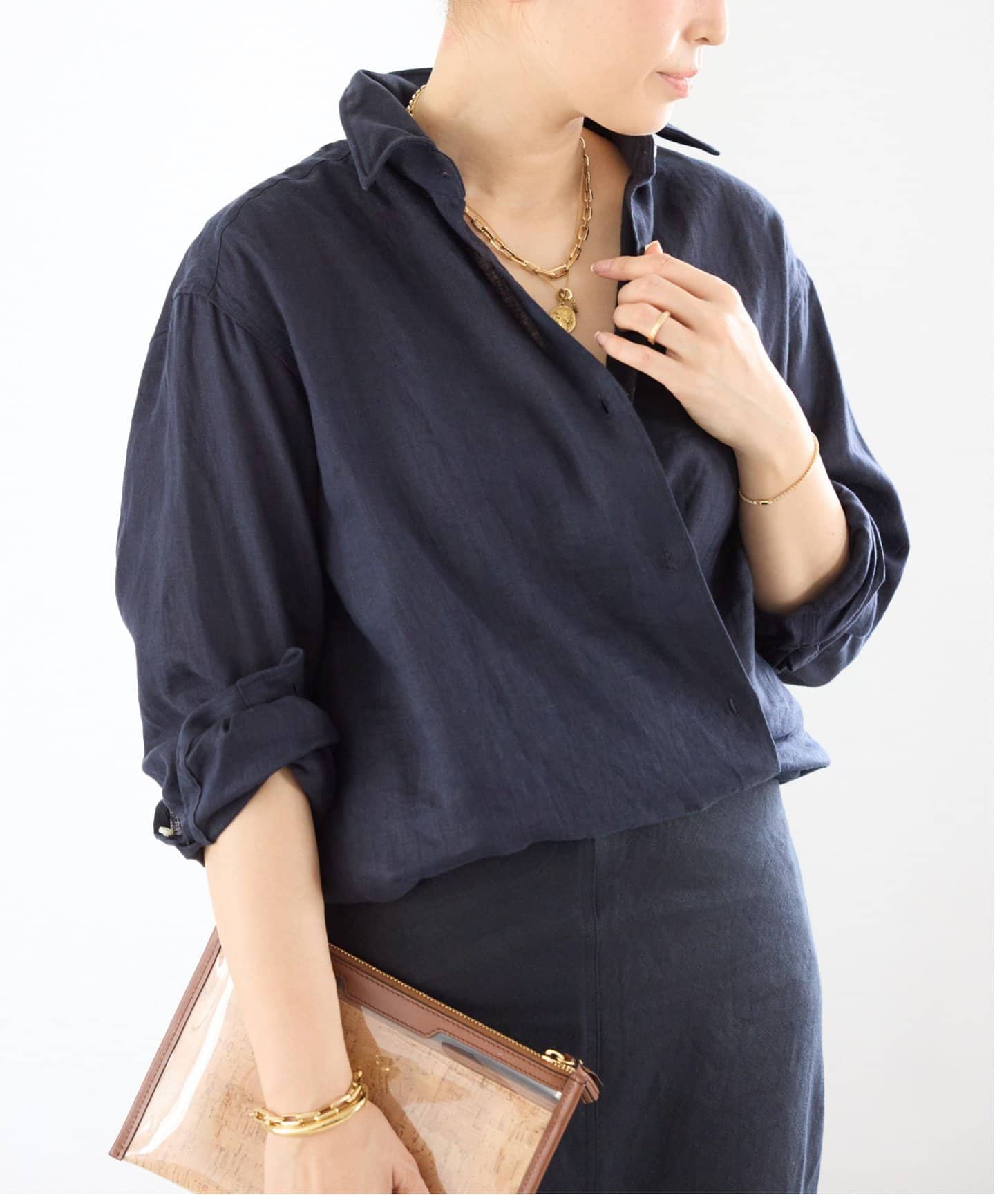 追加 LINEN WASH CACHE シャツ（シャツ／ブラウス）｜Deuxieme Classe