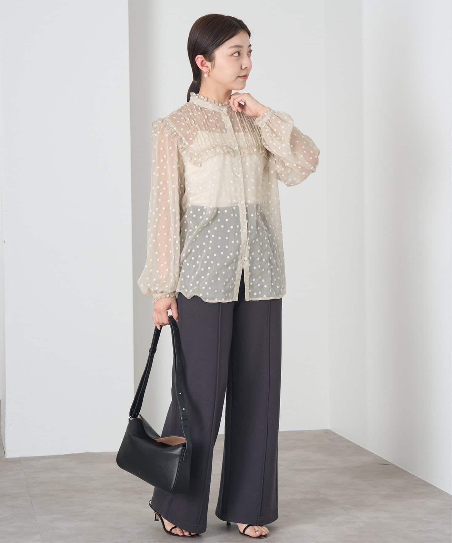 楊柳フリルピンタックブラウス（シャツ／ブラウス）｜IENA（イエナ）の