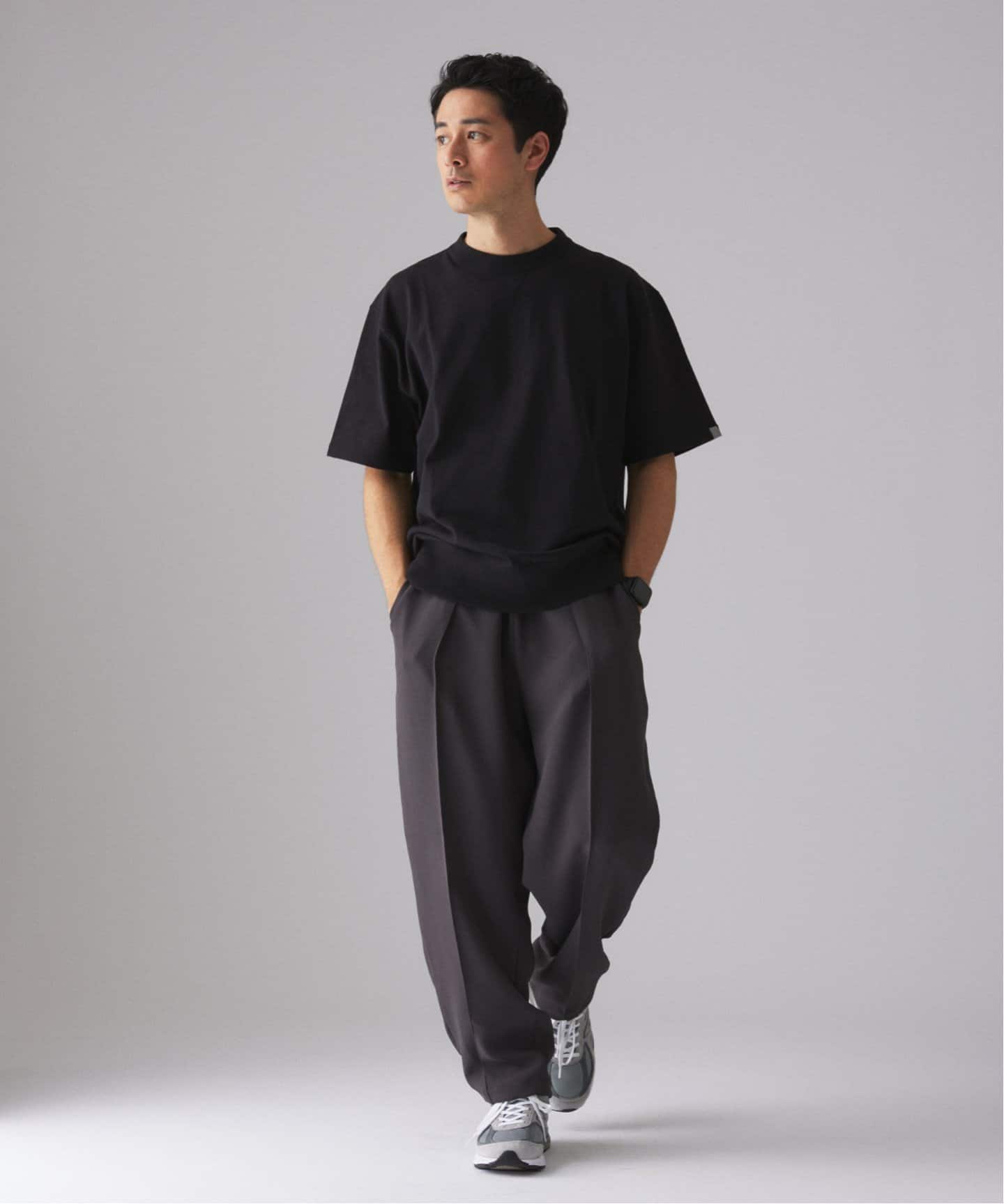 LOOPWHEELER for LOWERCASE ツリテンジク スウェット型 ワイドTシャツ