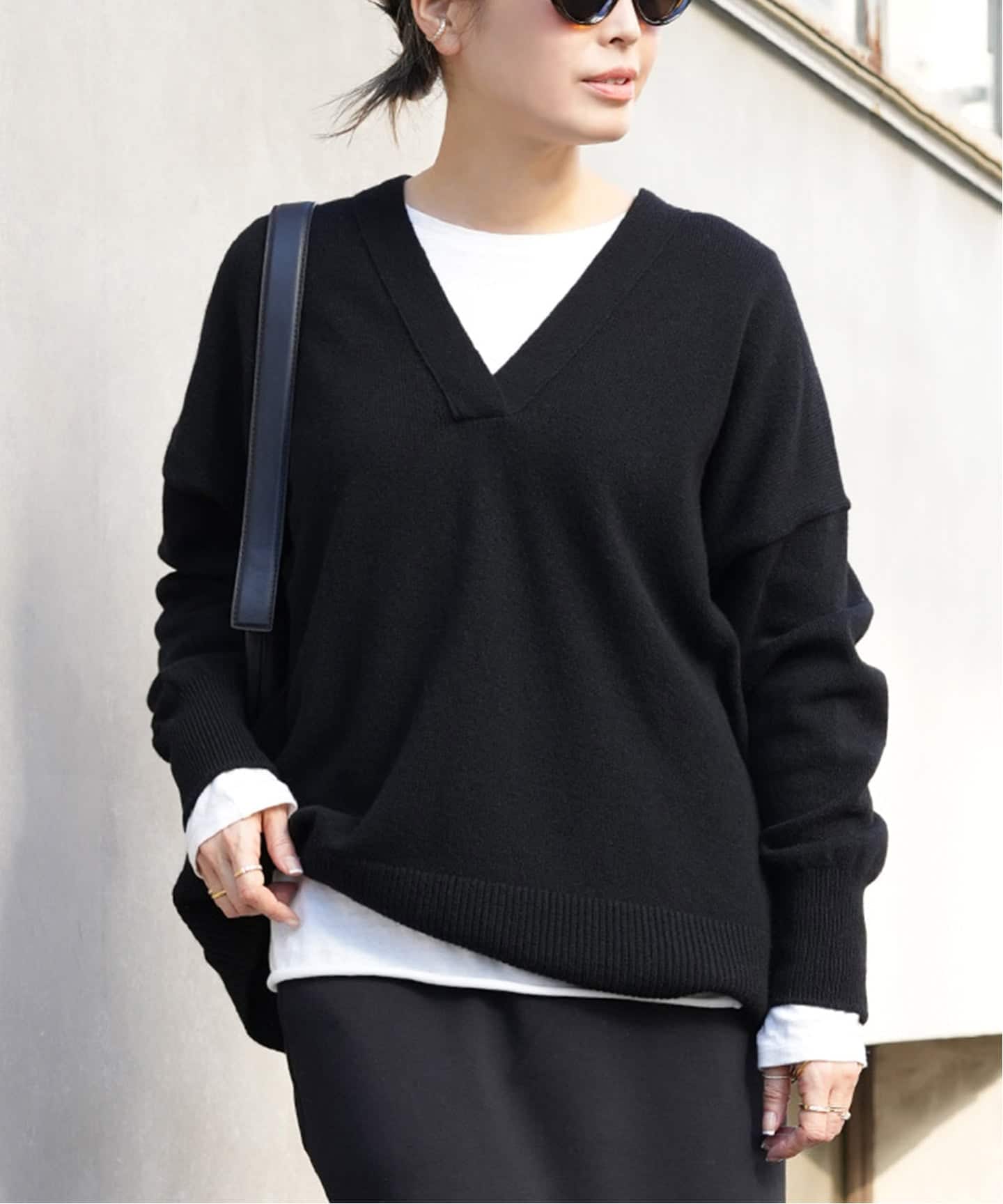 追加 OLBIA Vネック プルオーバー（ニット／セーター）｜Deuxieme