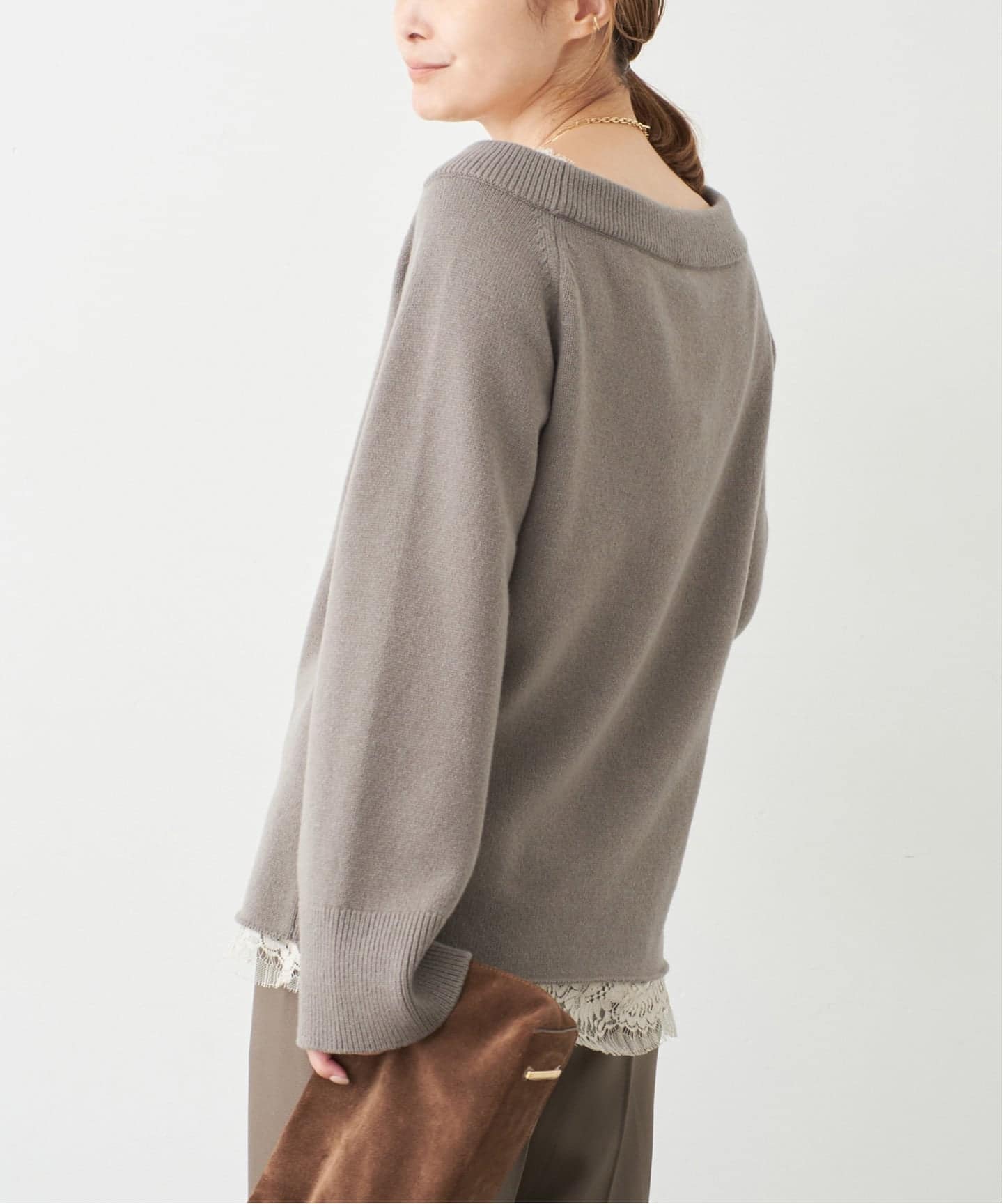 ミドルゲージ Vネック ニット（ニット／セーター）｜Deuxieme Classe