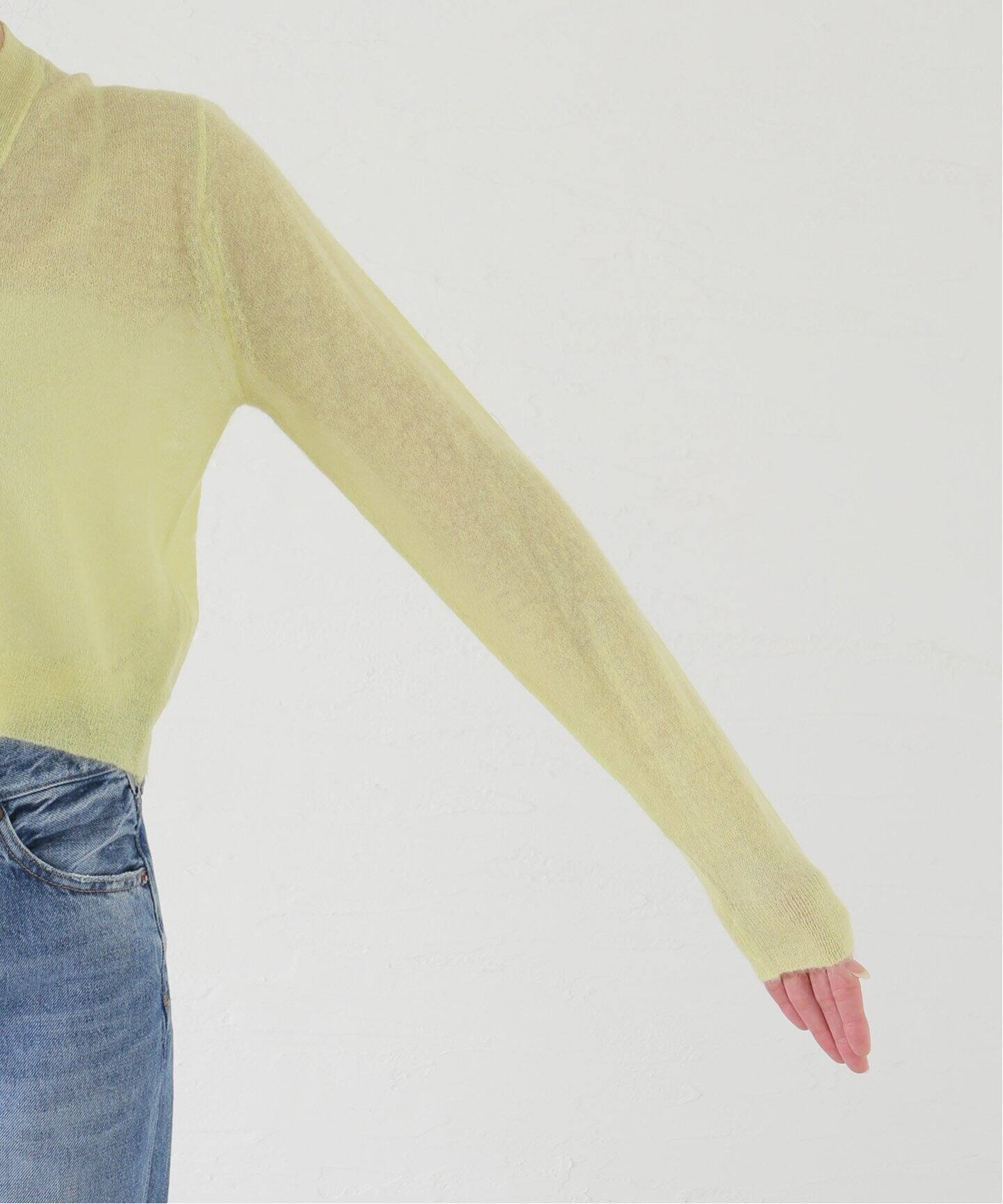 AURALEE/オーラリー KID MOHAIR SHEER KNIT CARDIGAN カーディガン