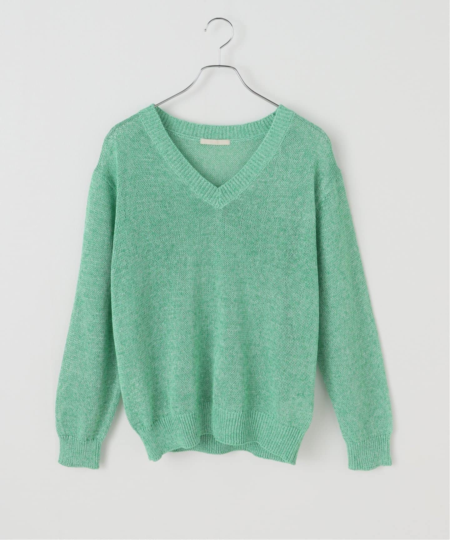 LINEN MIX Vネック ニット（ニット／セーター）｜Plage（プラージュ