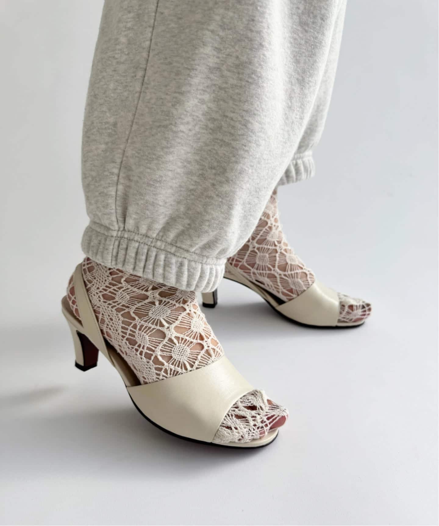 EUCHRONIA/ユークロニア】Stretch lace socks（ソックス・靴下）｜EDIT