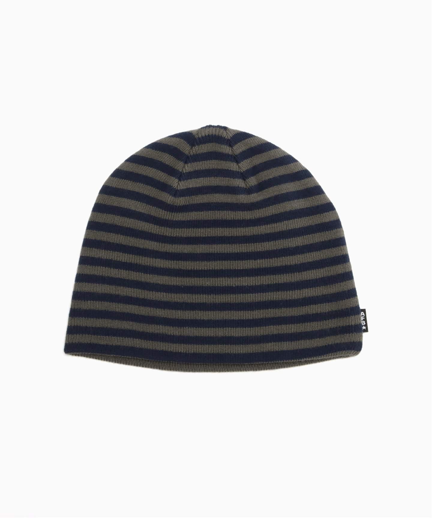 AFB / エーエフビー BORDER SINGLE BEANIE（ニットキャップ・ビーニー