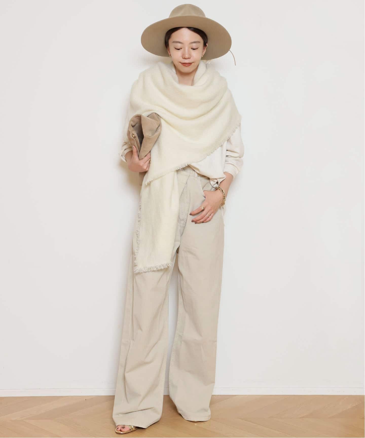 ALONPI CASHMERE/アロンピ カシミヤ】 CASHMERE ストール（ストール