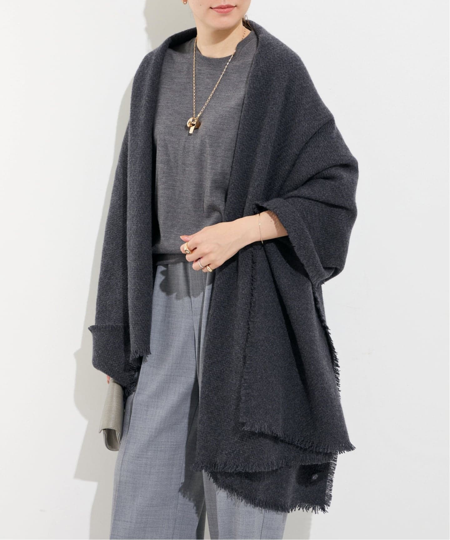 ALONPI/アロンピ】 CASHMERE STOLE（ストール）｜L'Appartement