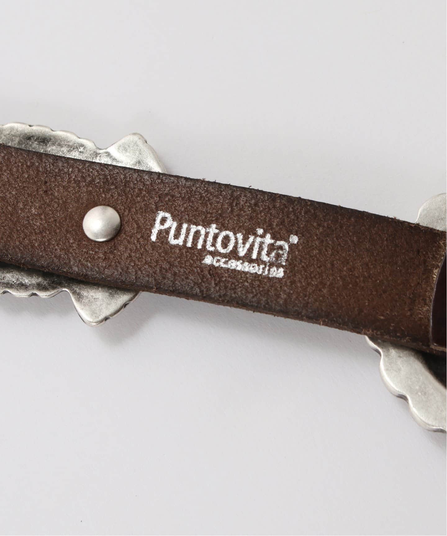 PUNTOVITA/プントヴィータ】CONCHO LEATHER BELT（ベルト）｜AP STUDIO