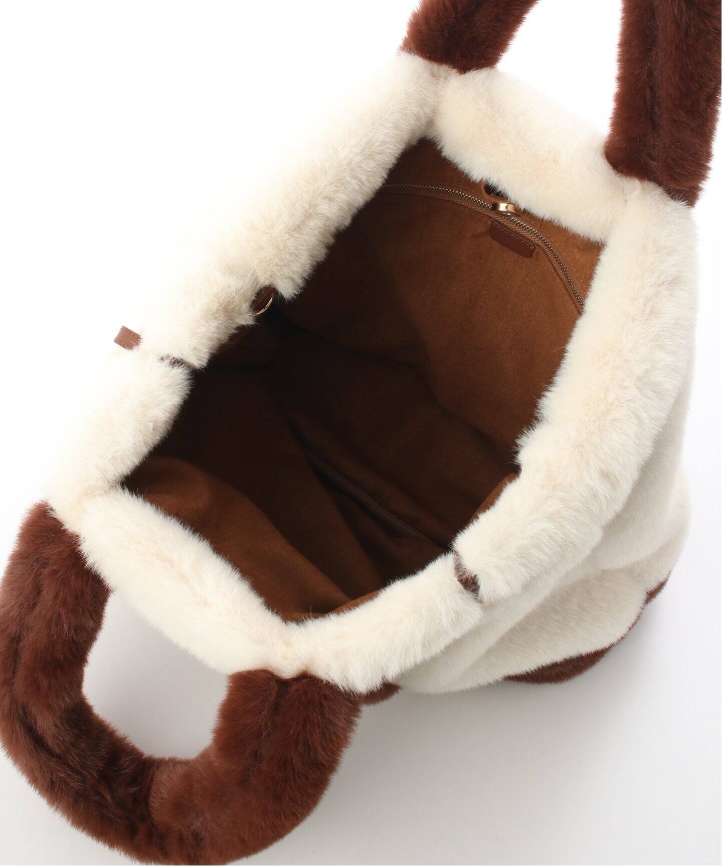 GOOD GRIEF!/グッド グリーフ】 GCA EMB FAUX FUR TOTE BAG（トート