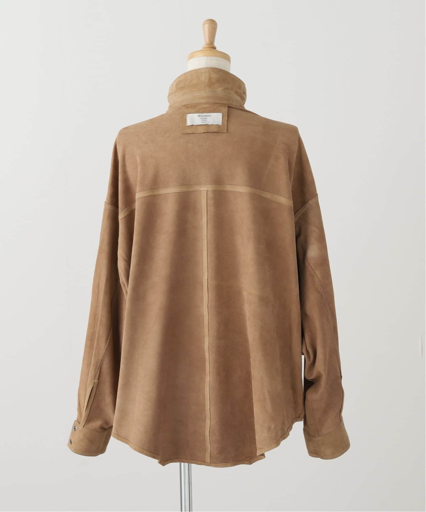 OneTeaSpoon/ワンティースプーン】SUEDE DARIA シャツジャケット