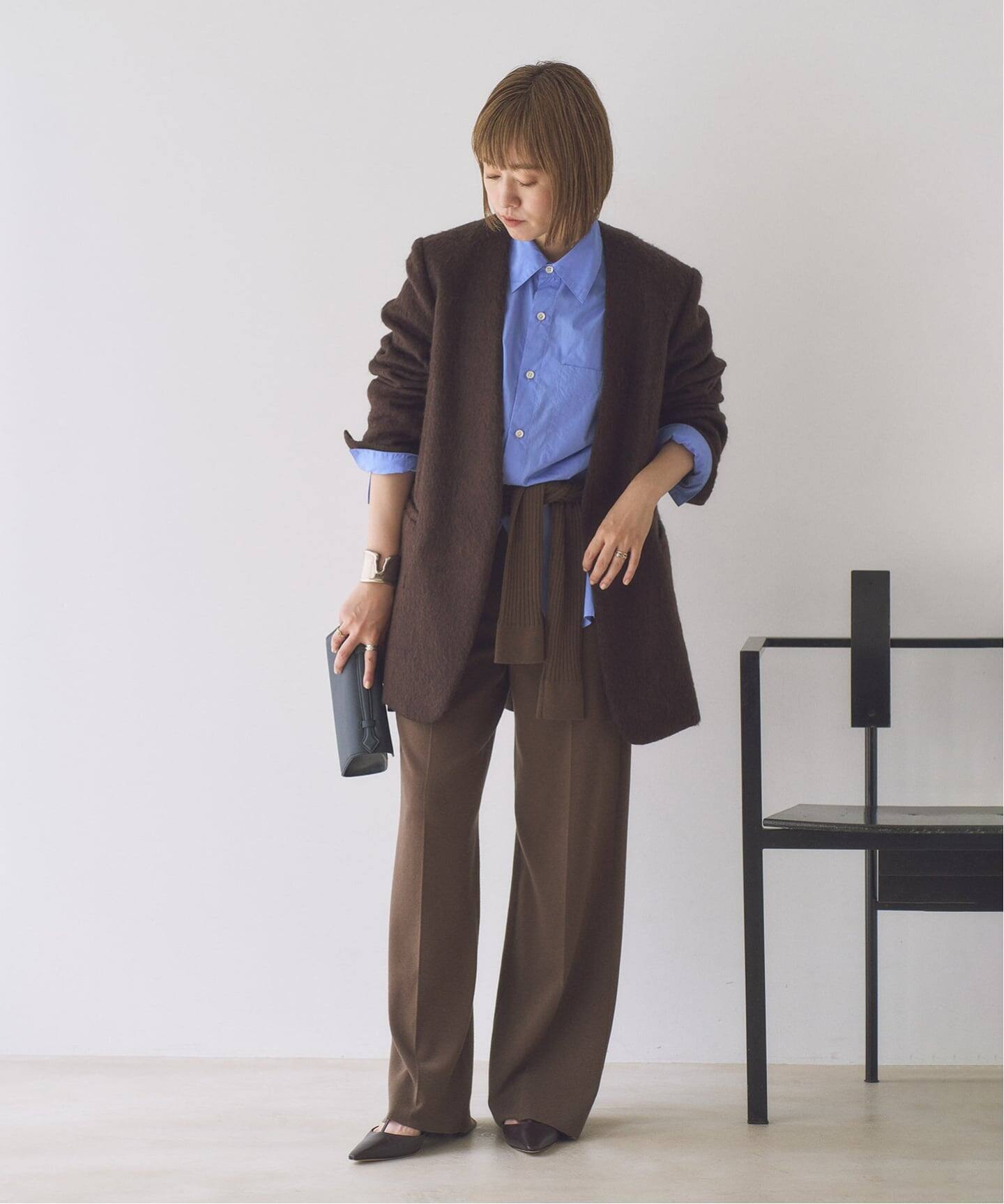 Shaggy Big ジャケット（ノーカラージャケット）｜Plage（プラージュ