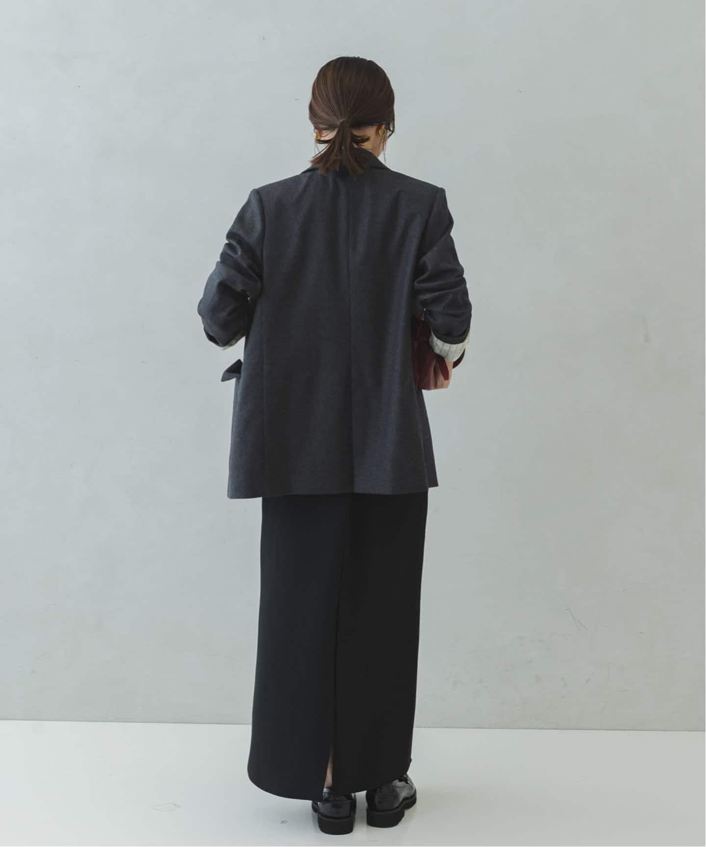 追加》《WEB・一部店舗カラー》ウールフラノピークドラペルジャケット