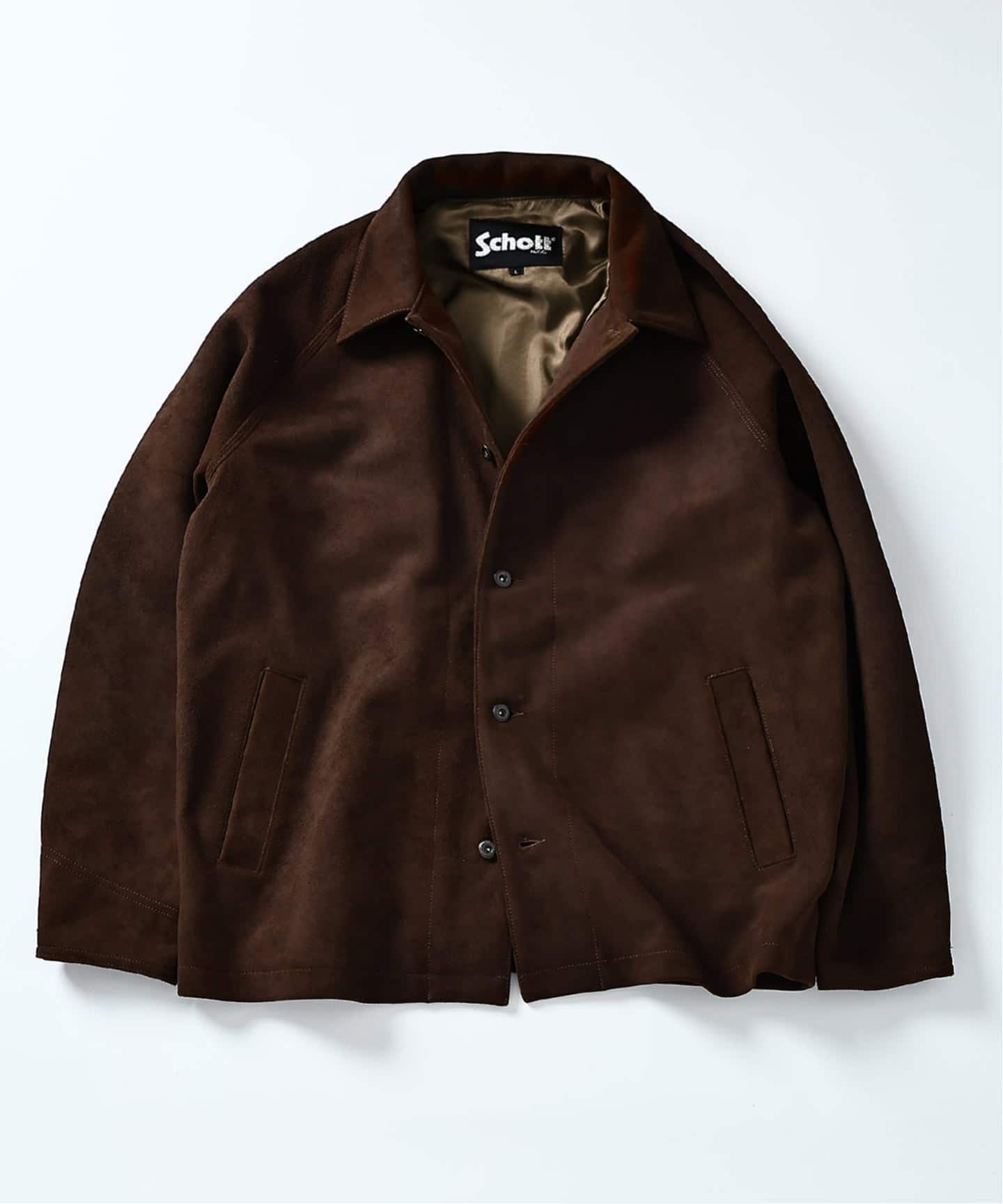 Schott / ショット 別注 スエード カバーオール（レザージャケット