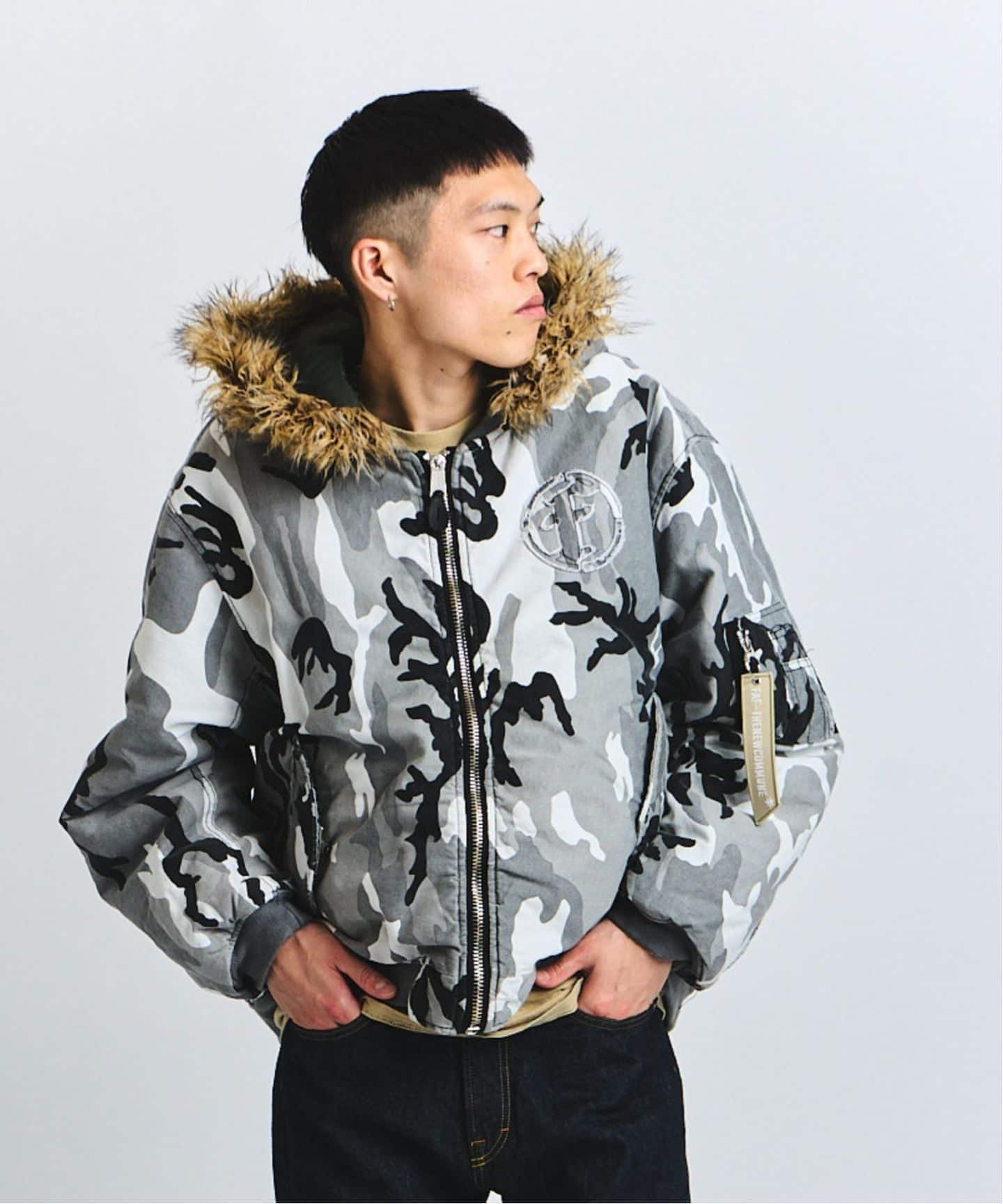 FAF x FOSTEX MCD EXCLUSIVE HOODED BOMBER BLOUSON（MA-1）｜PULP