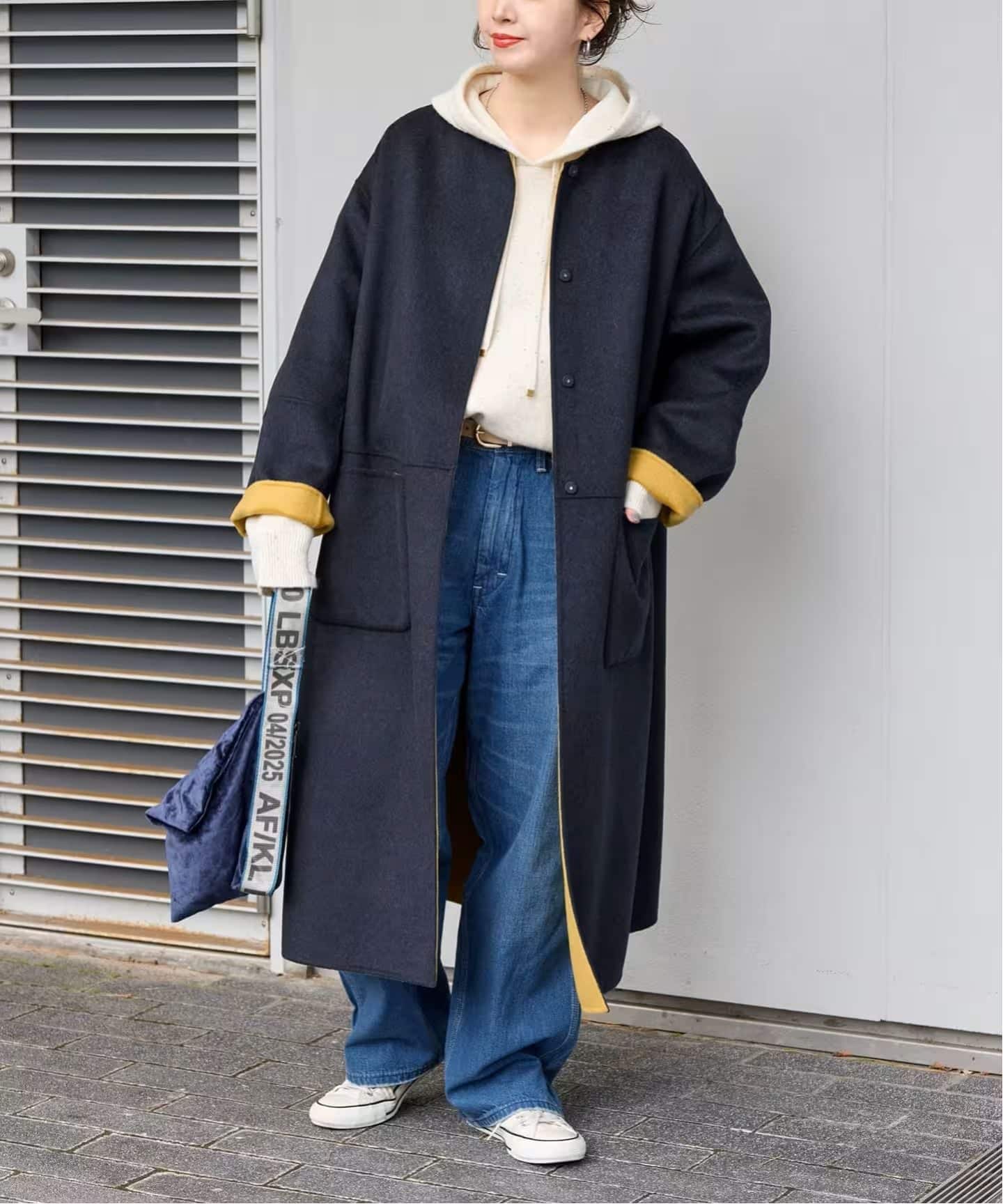 追加》S120ブレンドリバーシブルコート（ノーカラーコート）｜B.C